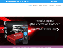 Tablet Screenshot of hotboxz.com